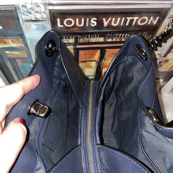 Coach Edie 31 Shoulder Bag in Dar Blue - Picture 8 of 11